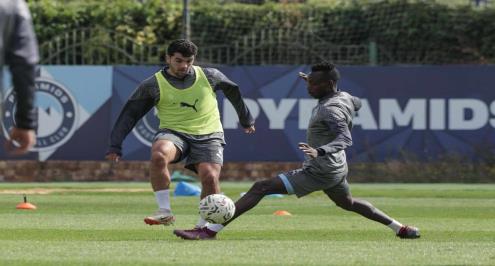 بعد قطع إعارته مع زد.. محمود صابر يشارك في تدريبات بيراميدز